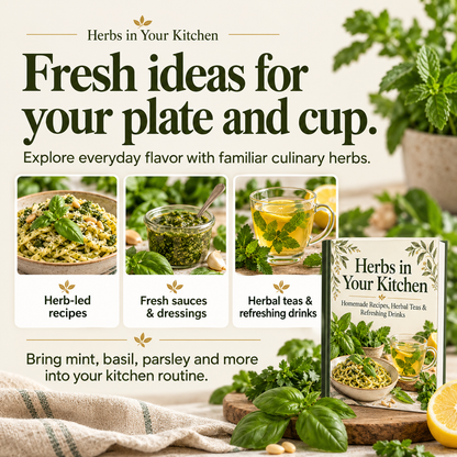 Herbs in Your Kitchen — Homemade Recipes, Herbal Teas & Refreshing Drinks