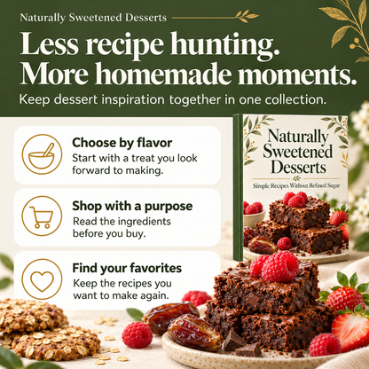 Naturally Sweetened Desserts: choose by flavor, shop with a purpose and find your favorites.